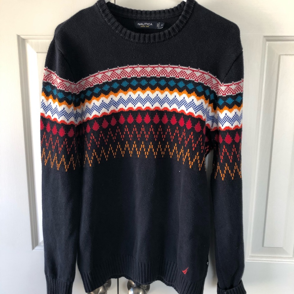 Vintage Nautica Fair Isle Sweater